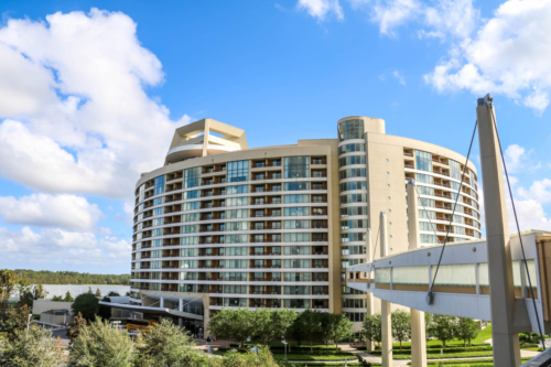 Disney DVC Bay Lake Tower view from Contemporary Resort