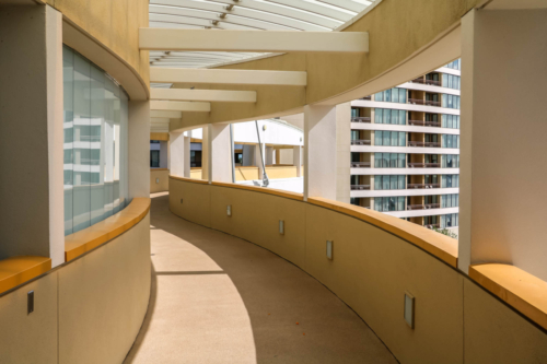 Disney DVC Bay Lake Tower bridge from Contemporary Resort