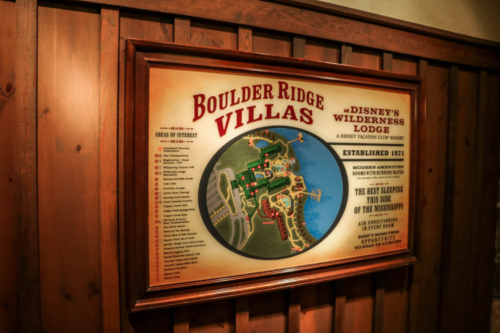 Disney DVC Boulder Ridge Villas Wilderness Lodge resort map