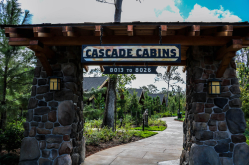 Disney DVC Copper Creek Wilderness Lodge cabin walkway entrance