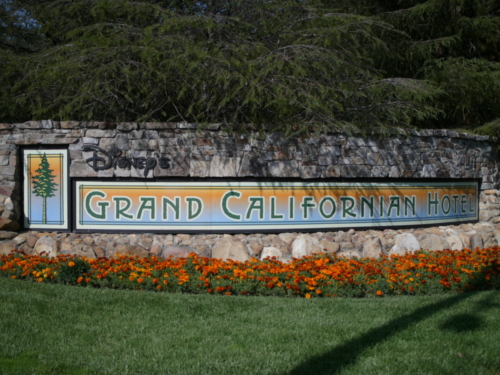Disney DVC Grand Californian Resort Entrance