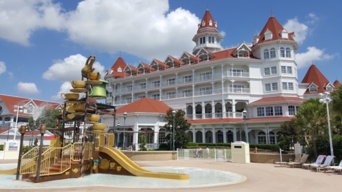 Disney DVC Grand Floridian resort water play area