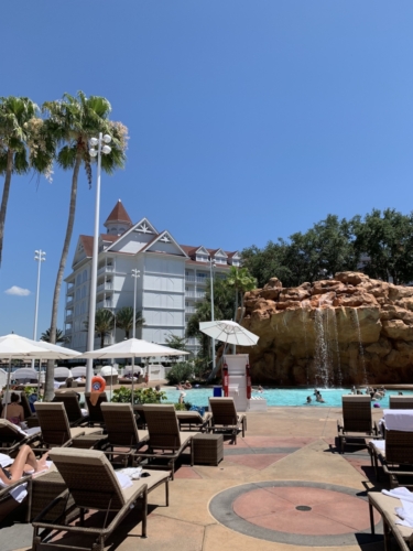 Disney DVC Grand Floridian swimming pool lounge chairs