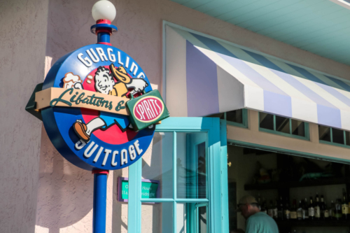 Disney DVC Old Key West Gurgling Suitcase Libations and Spirits bar and snack stand