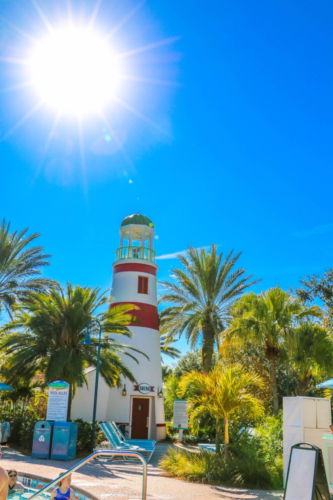 Disney DVC Old Key West lighthouse sauna at pool