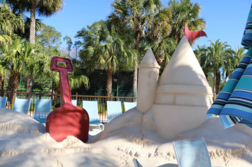 Disney DVC Old Key West pool sandbox artwork