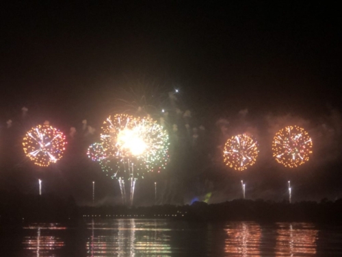 Disney DVC Polynesian view of Magic Kingdom fireworks